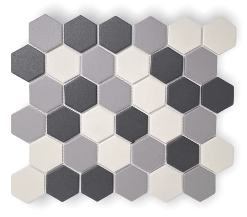 Extra Large Matte Grey Tiles
