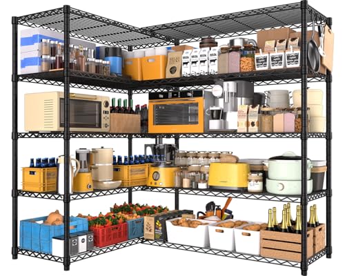 Metal Corner Shelves