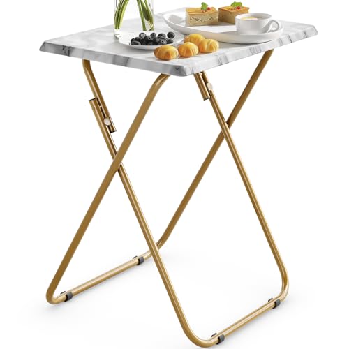 Compact Metal Tray Table