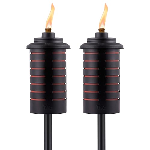 Metal Tiki Torch Set
