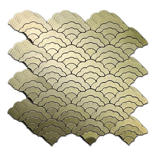 Shiny Wall Tiles Made of Small Pieces