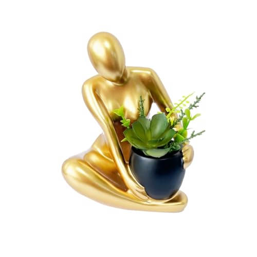 Metallic Plant Decor