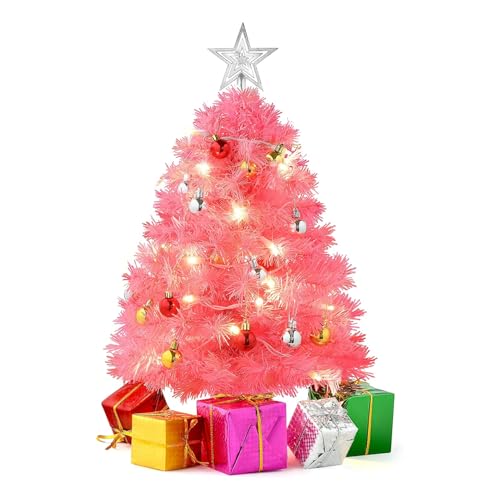 Mini Pink Christmas Tree