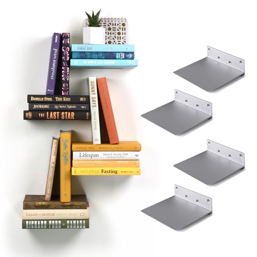 Sleek Wall-Mounted Bookshelf