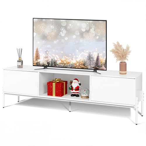 Simple White TV Stand