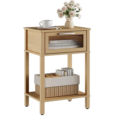 Wooden Bedside Table