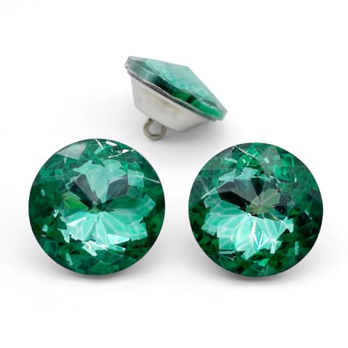 Springtime Green Fabric Headboard with Button Detail