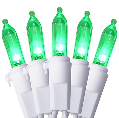 Mint Green LED Christmas String Lights