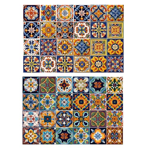 Mixed Pattern Adhesive Tile Decals