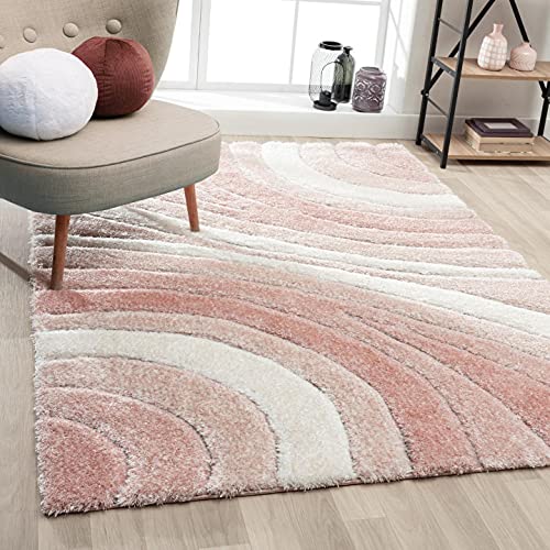 Modern Mosaic Rose Rug