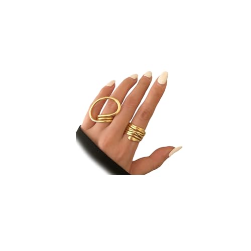 Contemporary Geometric Thumb Ring