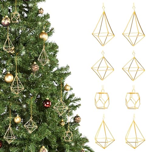 Modern Metallic Christmas Ornaments