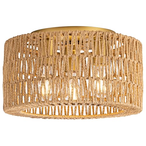 Modern Rattan Ceiling Light