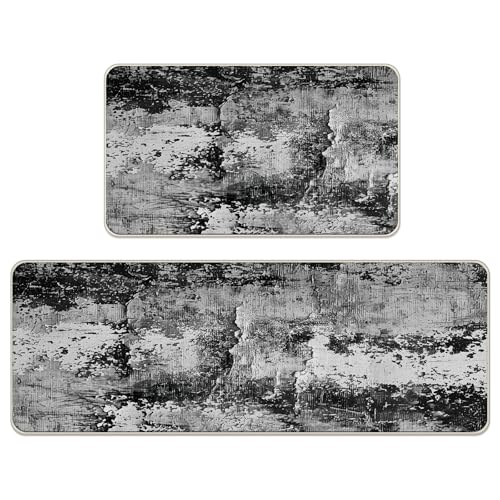 Monochrome Kitchen Rug