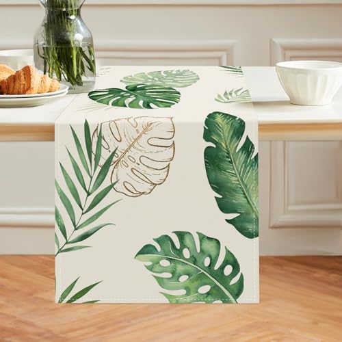 Monstera Leaf Table Runner