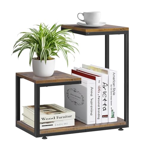 Multi-Tier Side Table with Storage