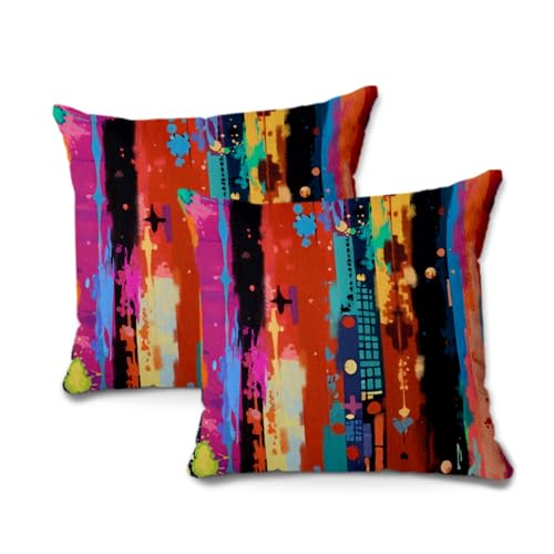 Multicolored Cushion Covers