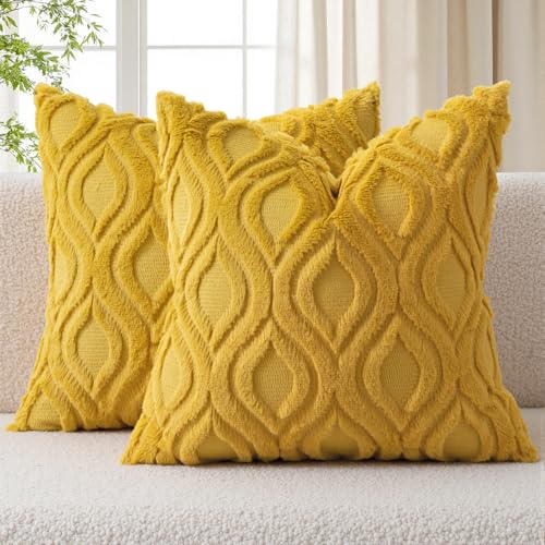 Mustard Yellow Throw Pillows