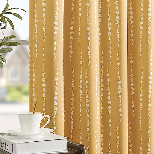 Muted Gold Nursery Drapes