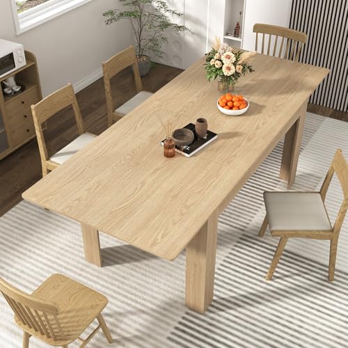 Natural Wood Dining Table