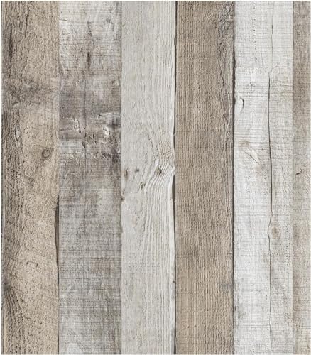 Natural Wood Plank Wallpaper