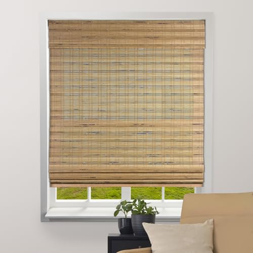 Natural Wood Roman Shades