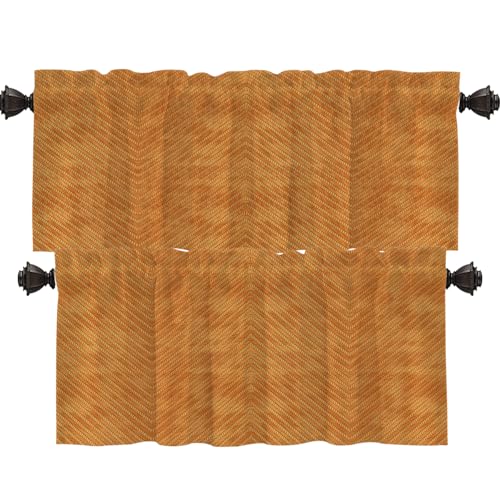 Natural Wood Window Valance