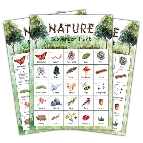 Nature Scavenger Expedition Notecards