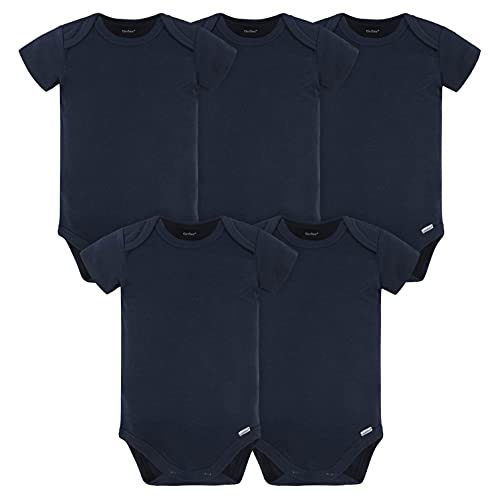 Navy Blue Baby Onesie