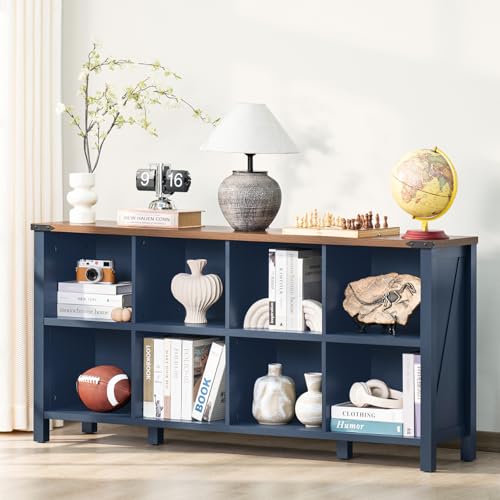 Navy Bookshelf Unit