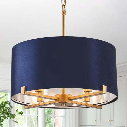 Navy Blue Chandelier