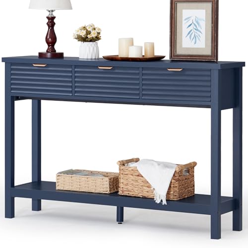 Navy Blue Console Table