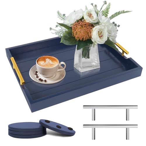 Navy Blue Decorative Tray