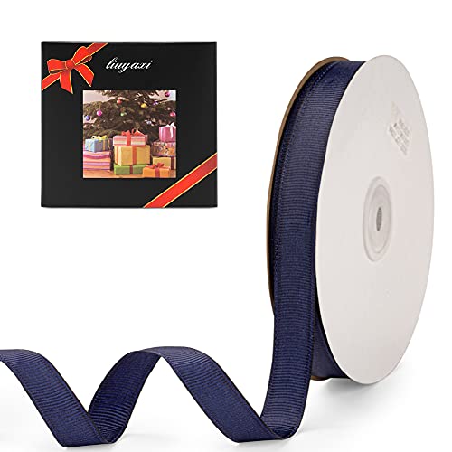 Navy Blue Grosgrain Ribbon