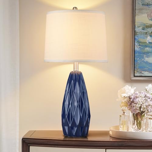 Navy Blue Table Lamp