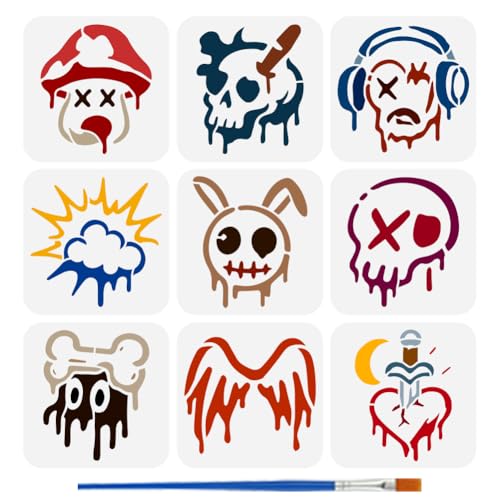 Stencils for Radiant Graffiti