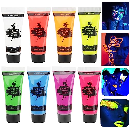 Selection of UV Reactive Face and Body Paints