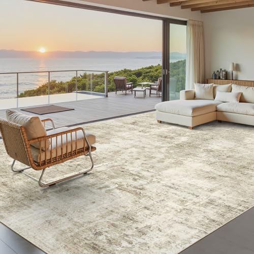 Beige or Light Gray Area Rug