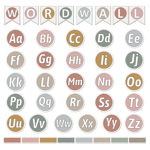 Neutral Color Letter Set