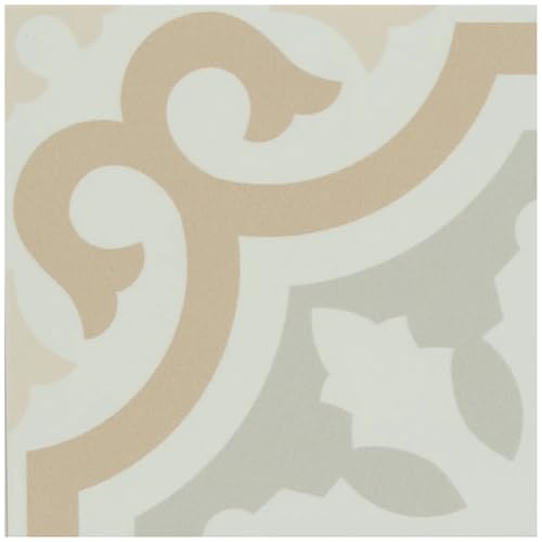 Neutral Gray Porcelain Bathroom Tile