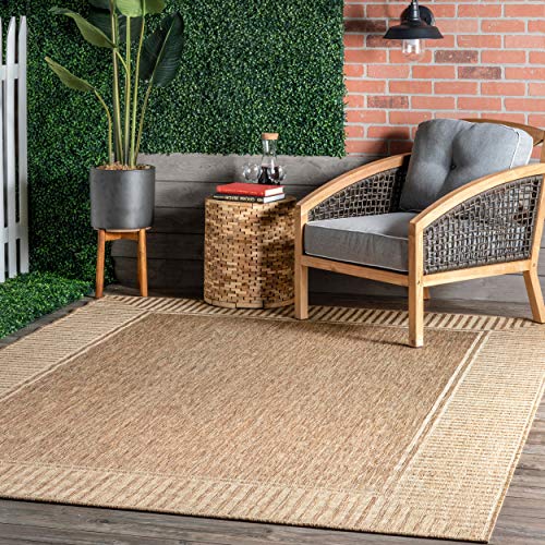 Neutral Patio Bar Rug