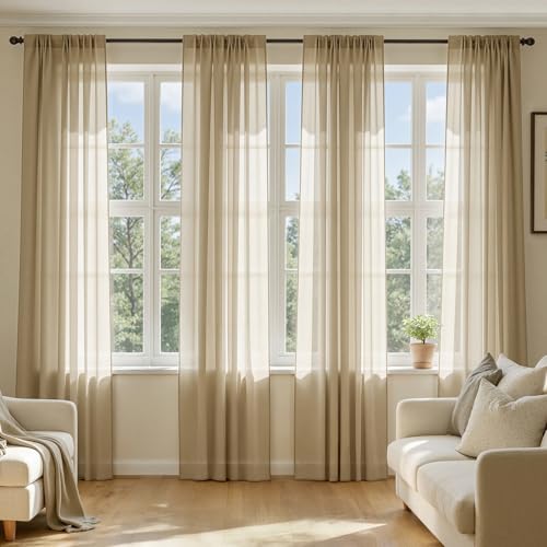 Neutral Sheer Curtains