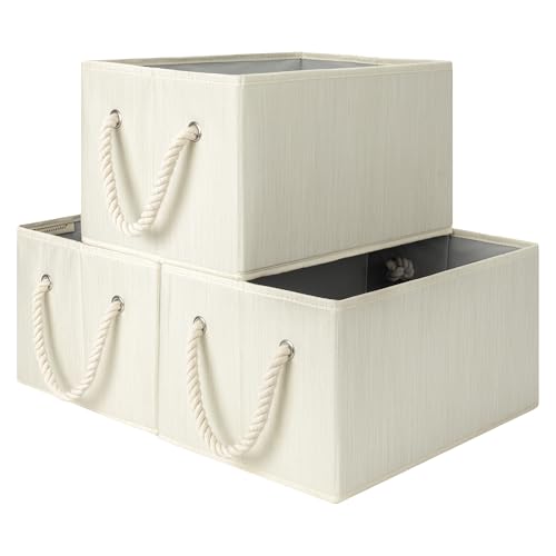 Neutral-Colored Storage Bins