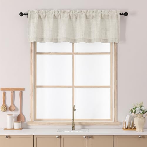 Neutral Fabric Valance