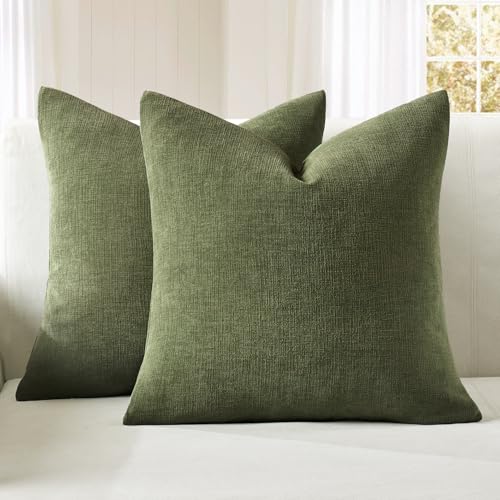 Olive Green Pillow Shams