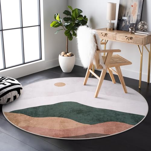 Organic Wool Circular Baby Rug
