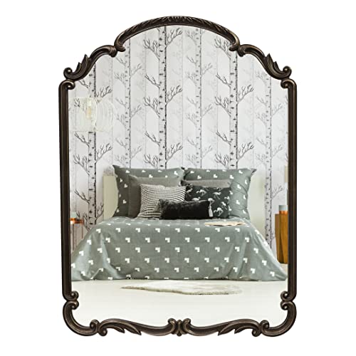 Detailed Framed Bathroom Mirror
