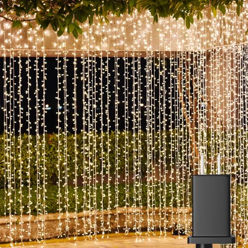 Outdoor Curtain String Lights