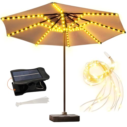 Outdoor Solar LED Parasol Lights