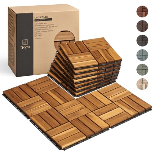 Outdoor Wooden Deck Tiles